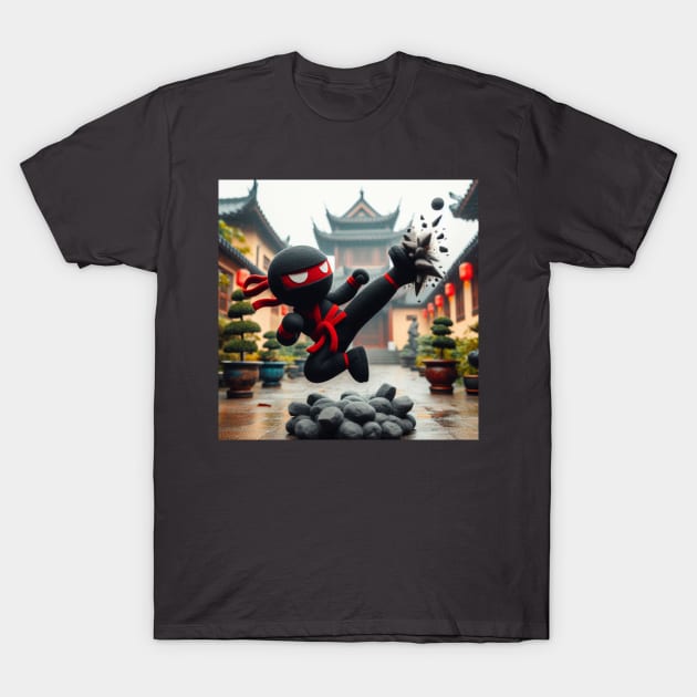 Ninja puppet T-Shirt by Dr Popet Lab